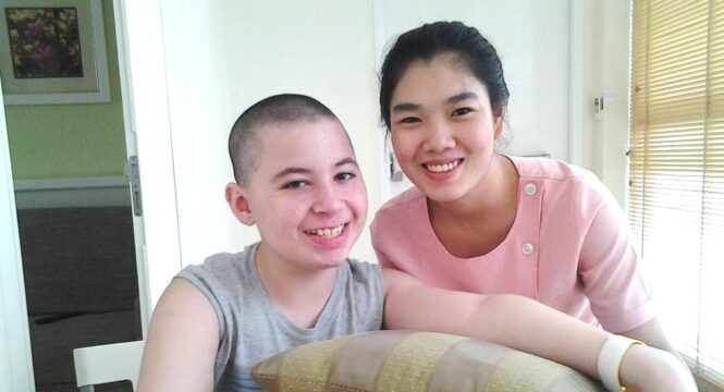 CP-patient-Renzo-with-nurse-during-stem-cell-treatment